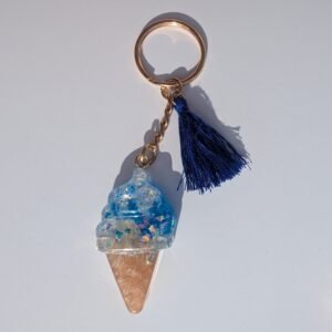 Schlüsselanhänger "Blue Hypnotic"